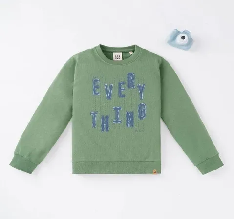 Boys Chest Print Sweatshirt