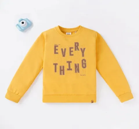 Boys Chest Print Sweatshirt