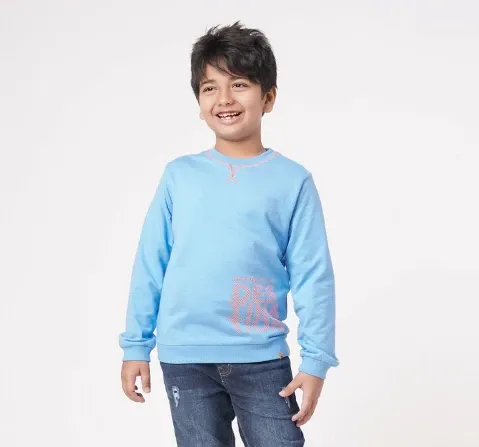 Boys Chest Print Sweatshirt