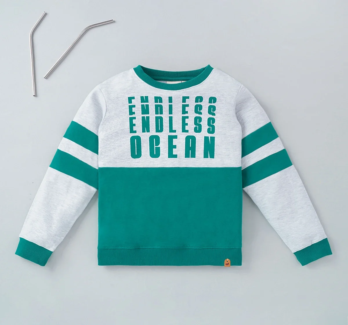 Boys Color Block Sweatshirt