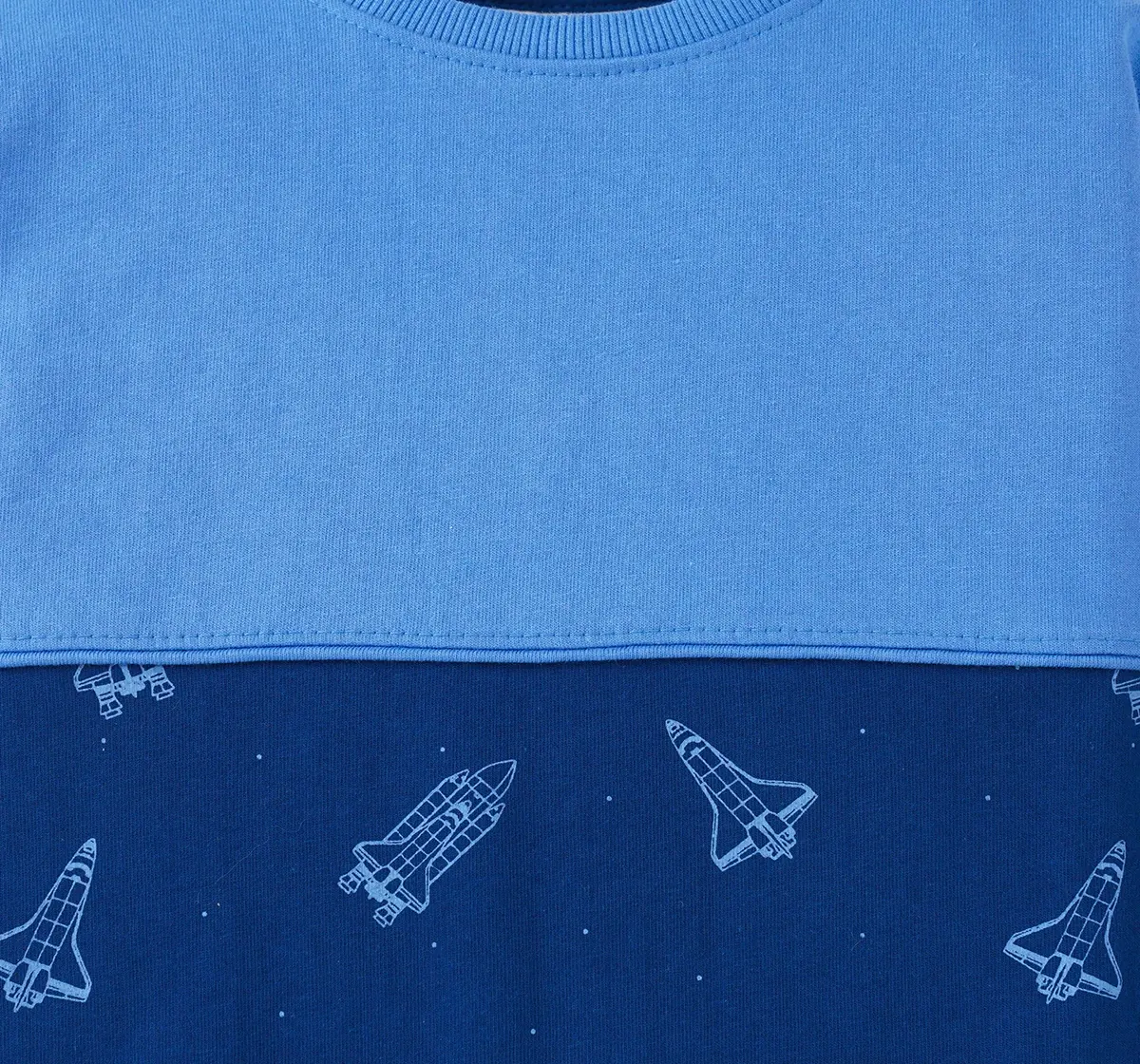 Boys Color Block Sweatshirt