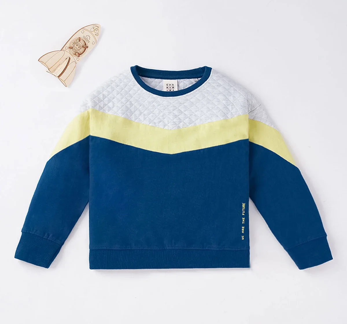 Boys Color Block Sweatshirt