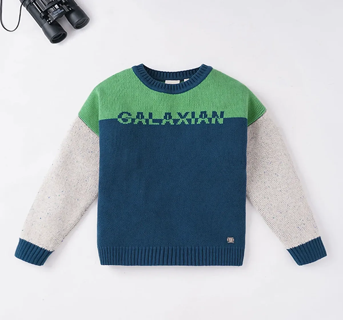 Boys Color Block Sweater