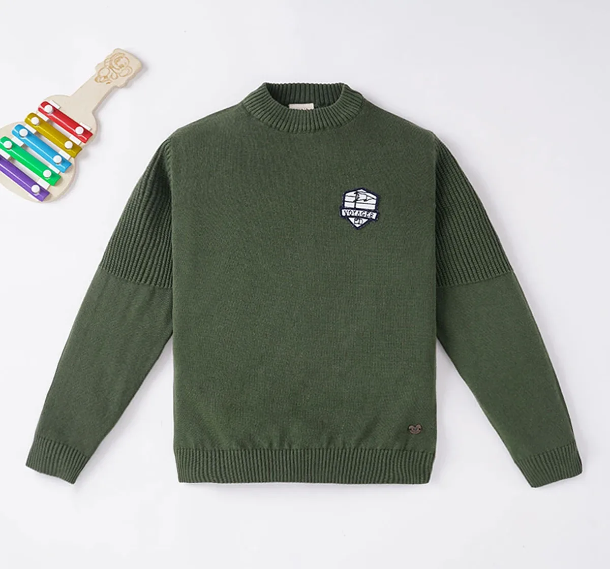 Boys Sweater With A Badge