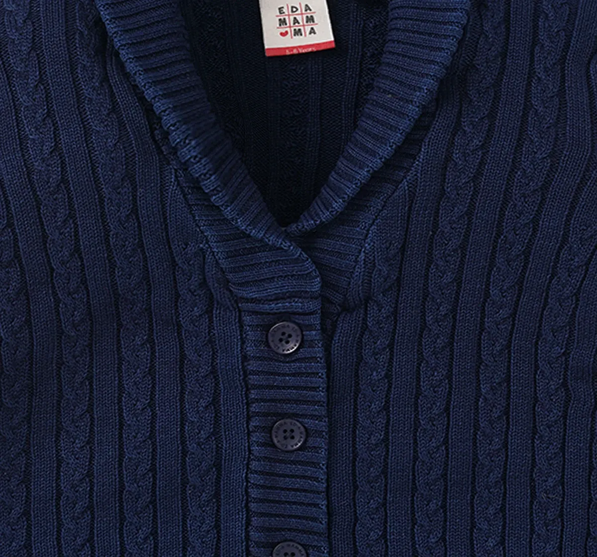 Boys Full Sleeves Front Open Sweater