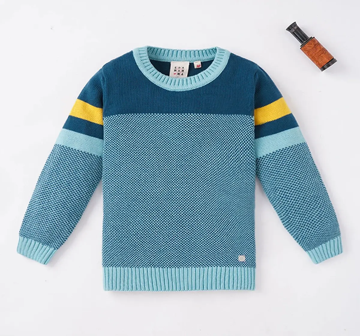 Boys Color Block Sweater