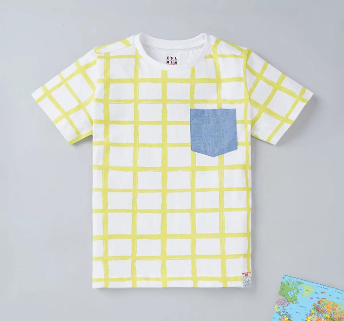 Boys Checkered Tee