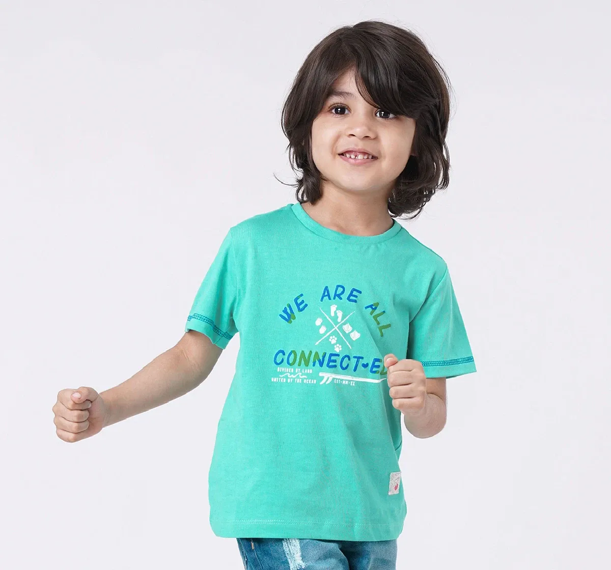 Boys Connected Print Tee