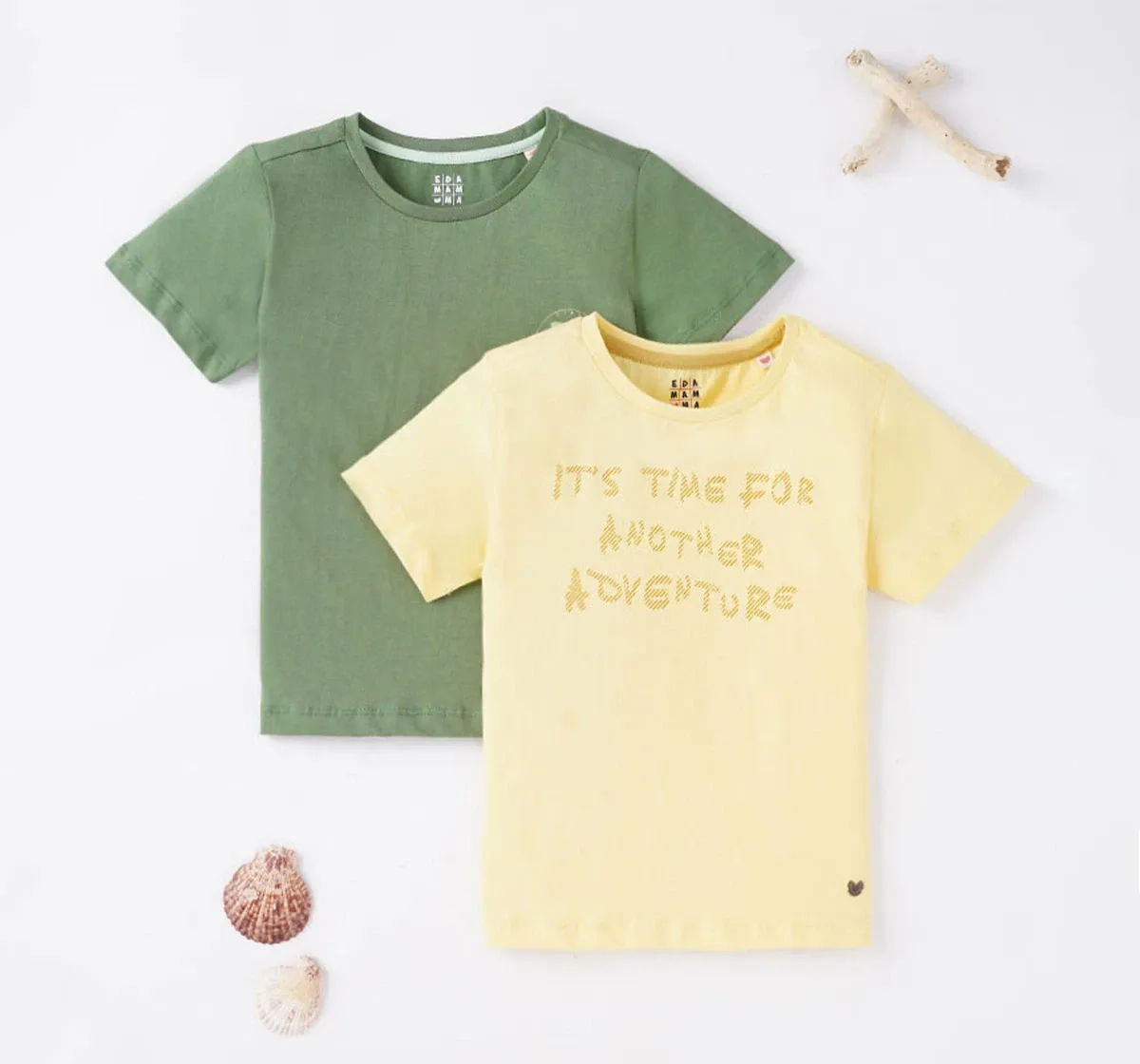 Boys Printed Tee Pack Of 2