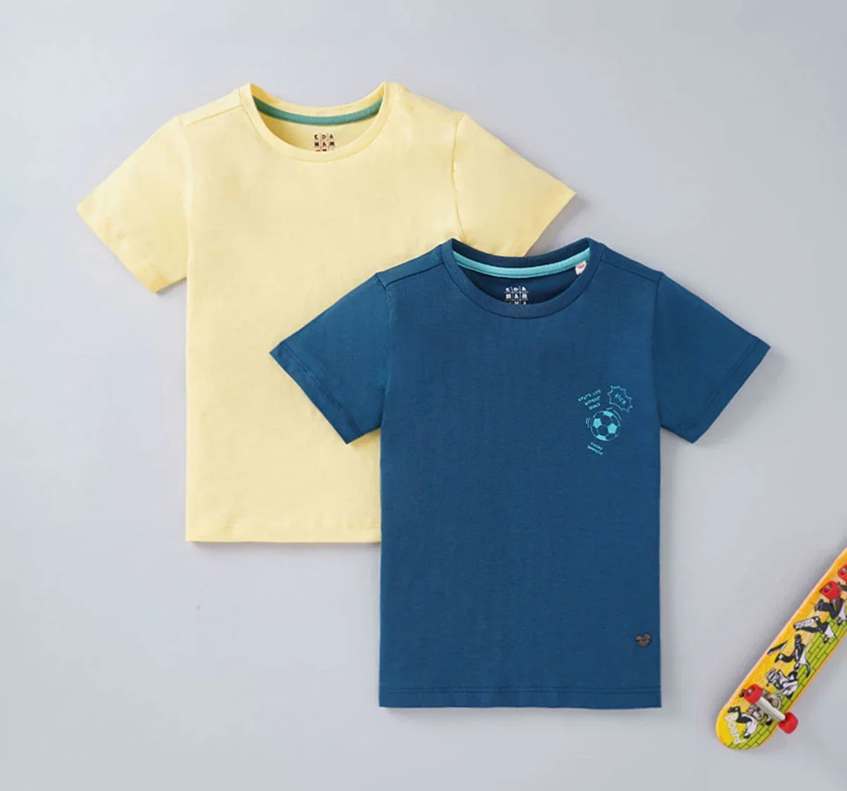 Boys Printed Tee Pack Of 2