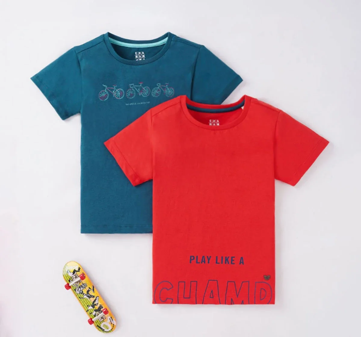 Boys Printed Tee Pack Of 2