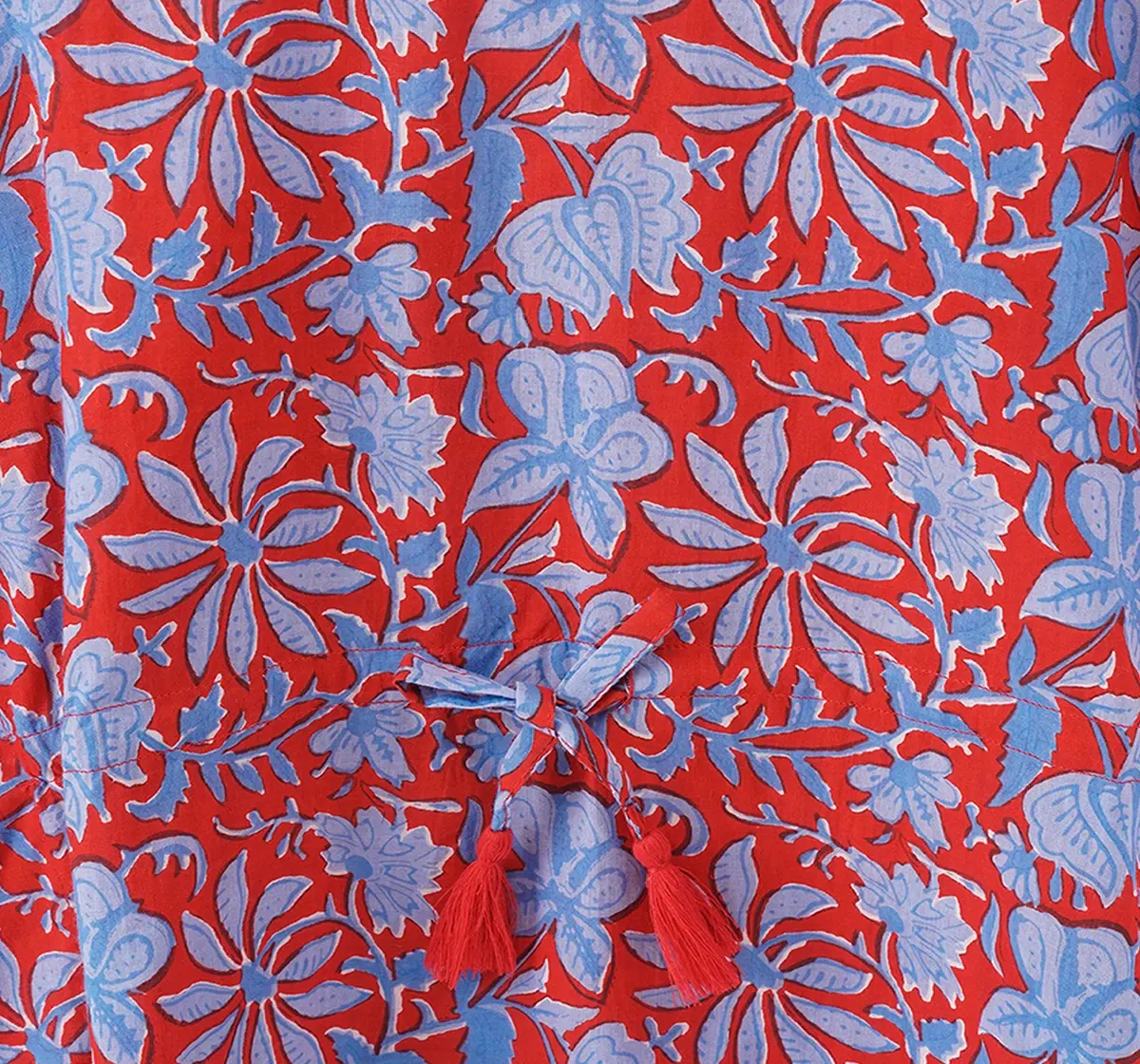 Girls Printed Kaftan Top