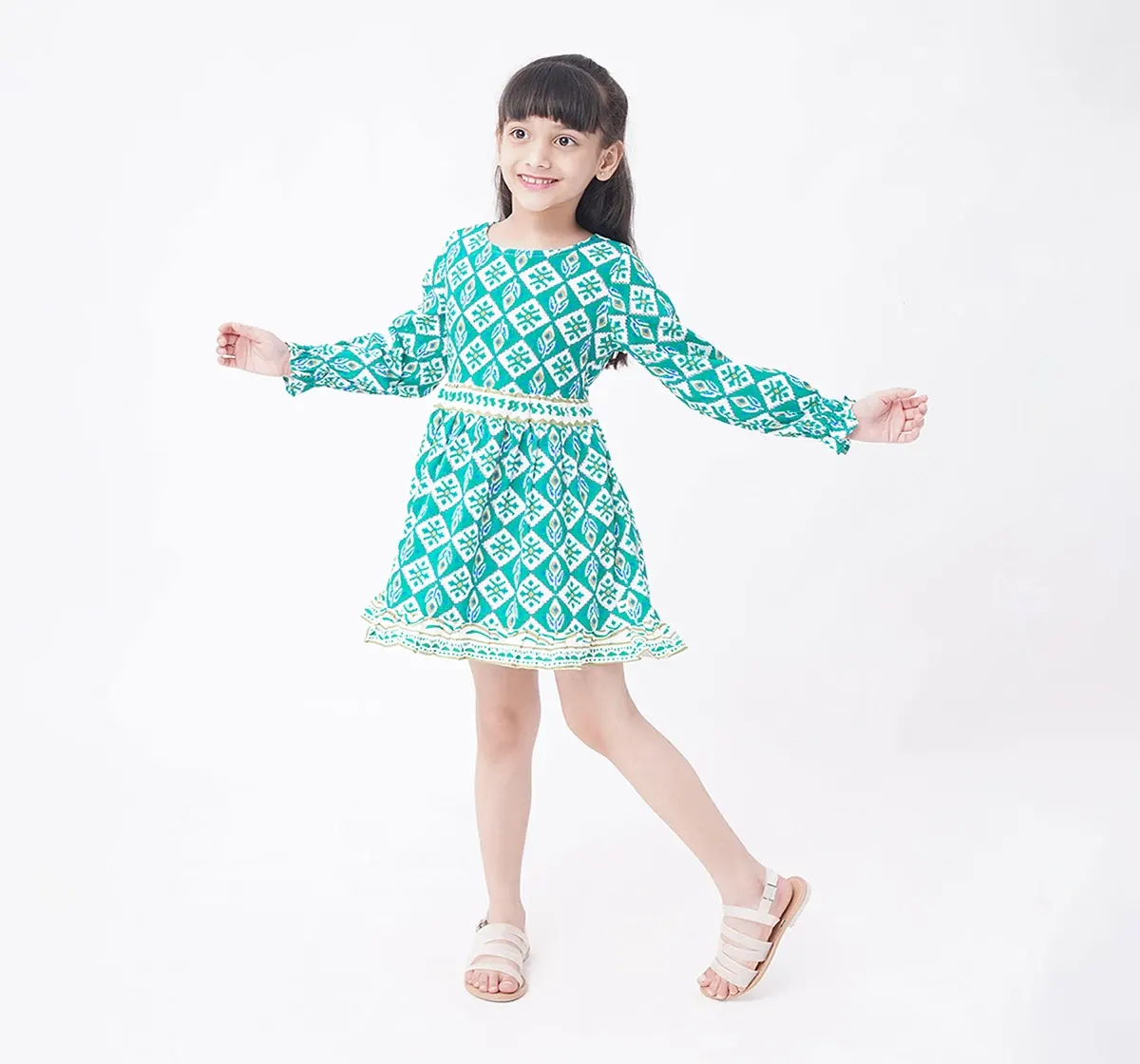 Girls Printed Dress