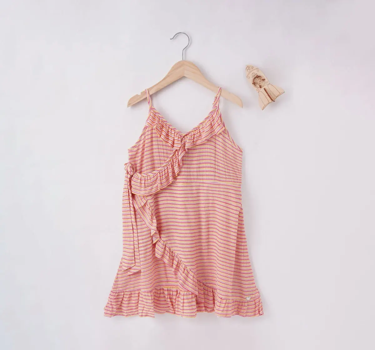 Girls Chevron Printed Dress