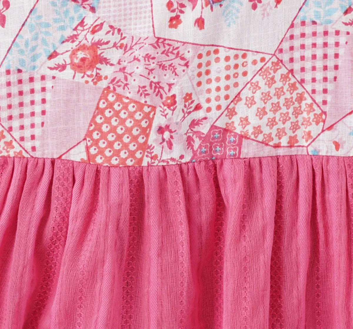 Girls Panel Tier Dress