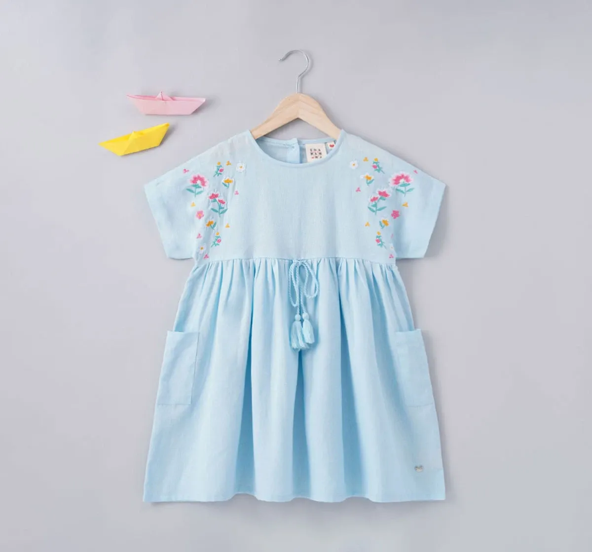 Girls Embroidered Dress