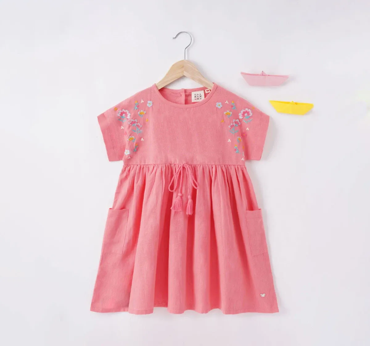 Girls Embroidered Dress