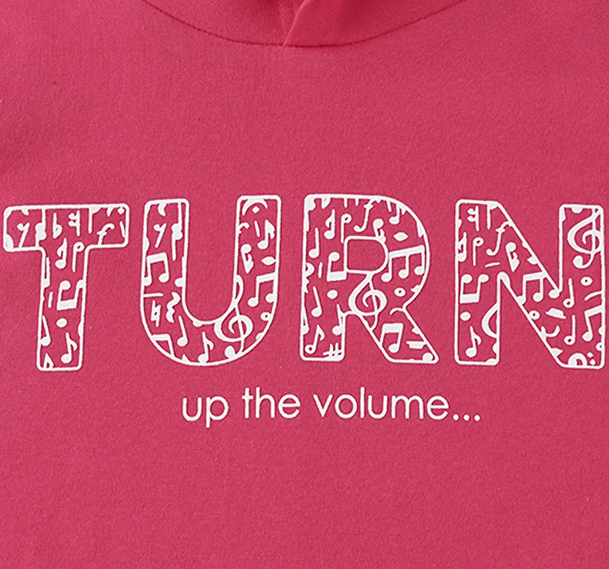 Girls Printed Hoodie