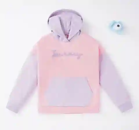 Girls Colour Block Hoodie