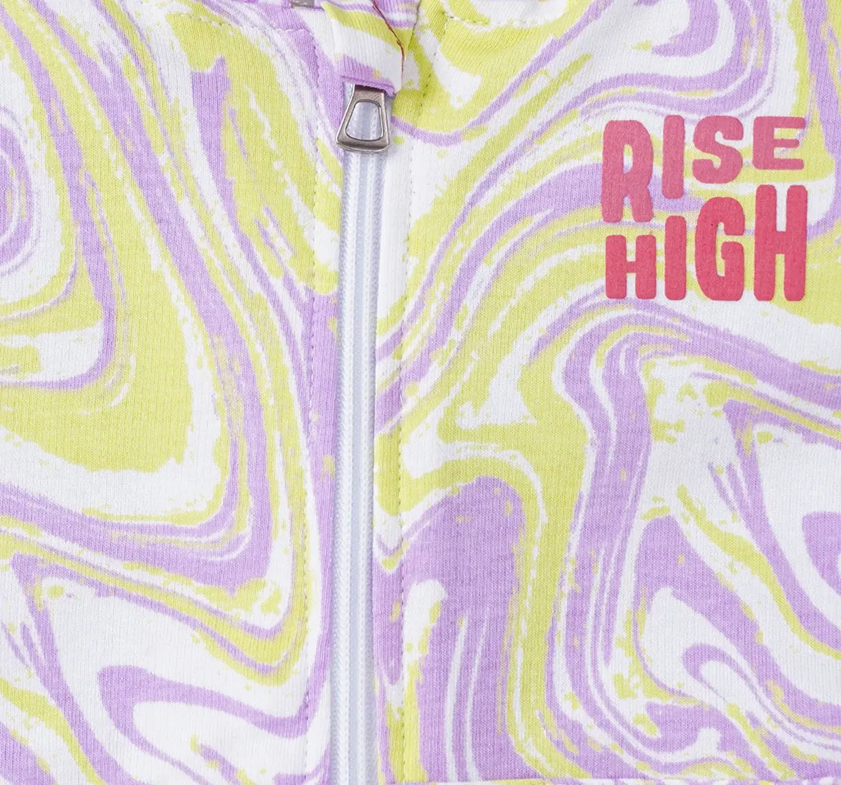 Girls Marble Effect Jacket