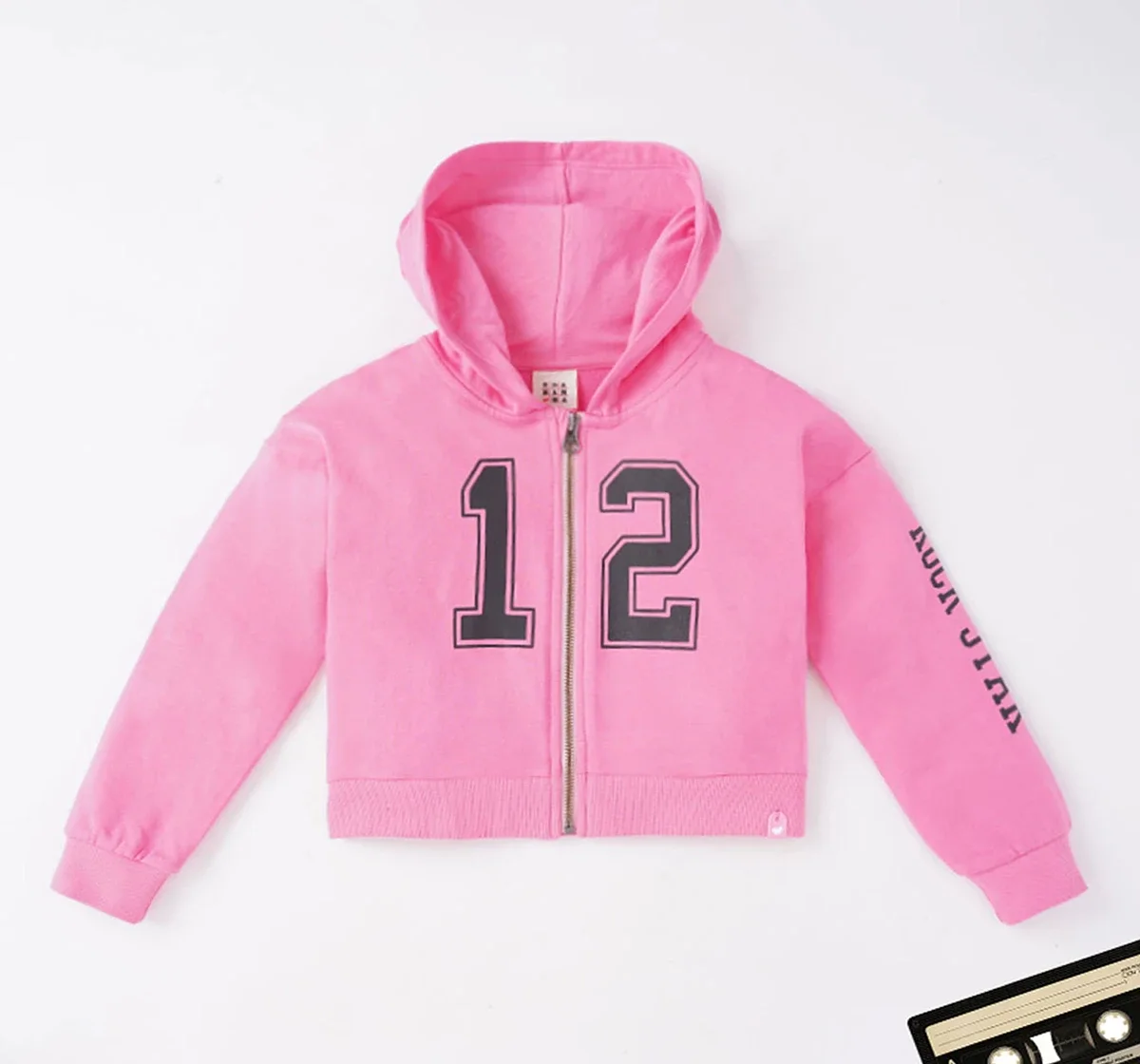 Girls Embroidered Hoodie