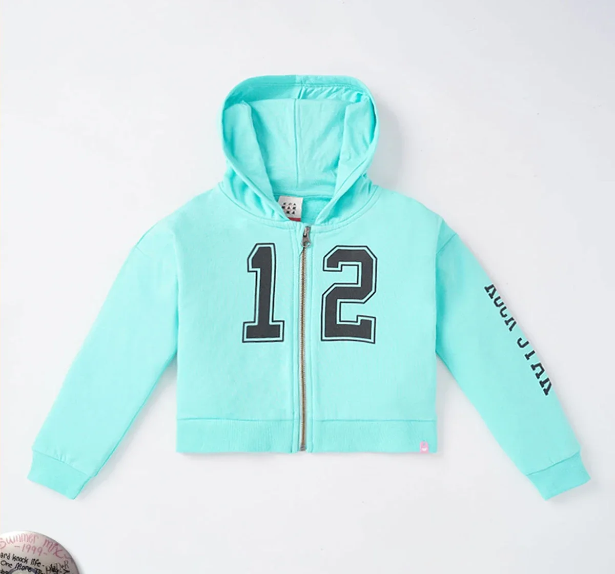 Girls Embroidered Hoodie