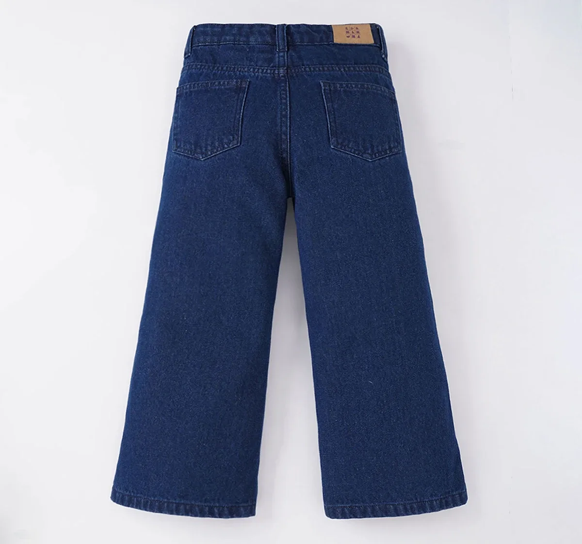 Girls Straight Denim With A Side Slit