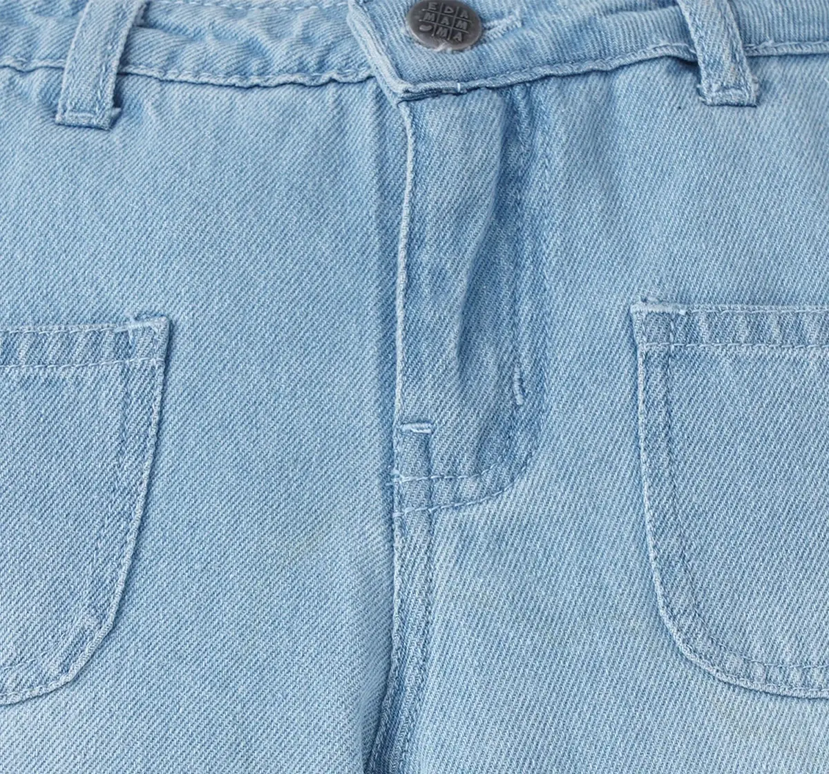 Girls Mid Wash Jeans