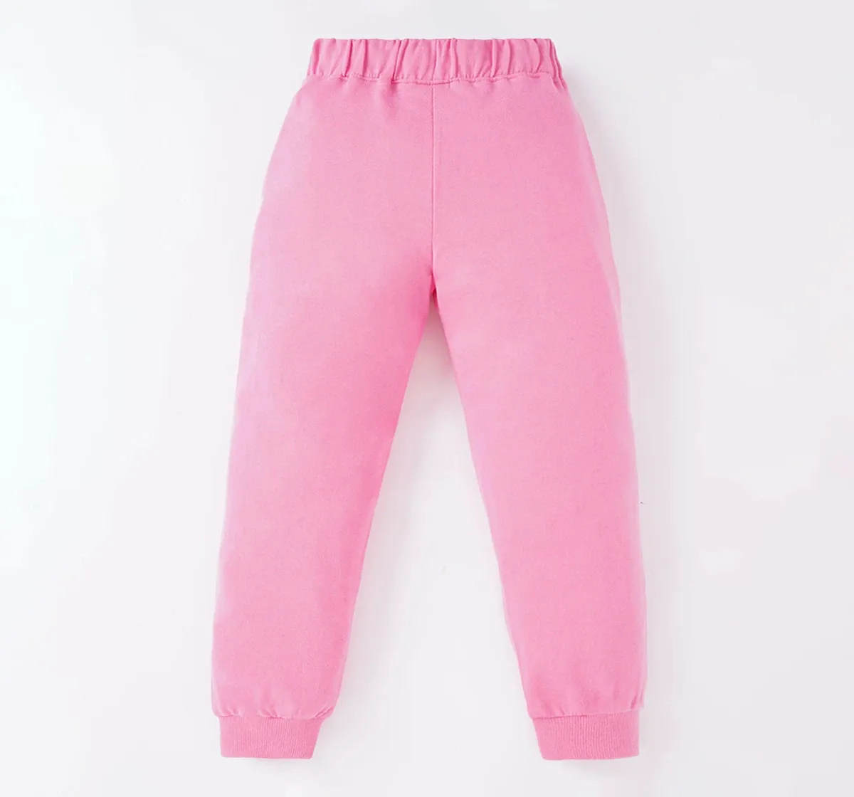 Girls Joggers With Print On Side Panel