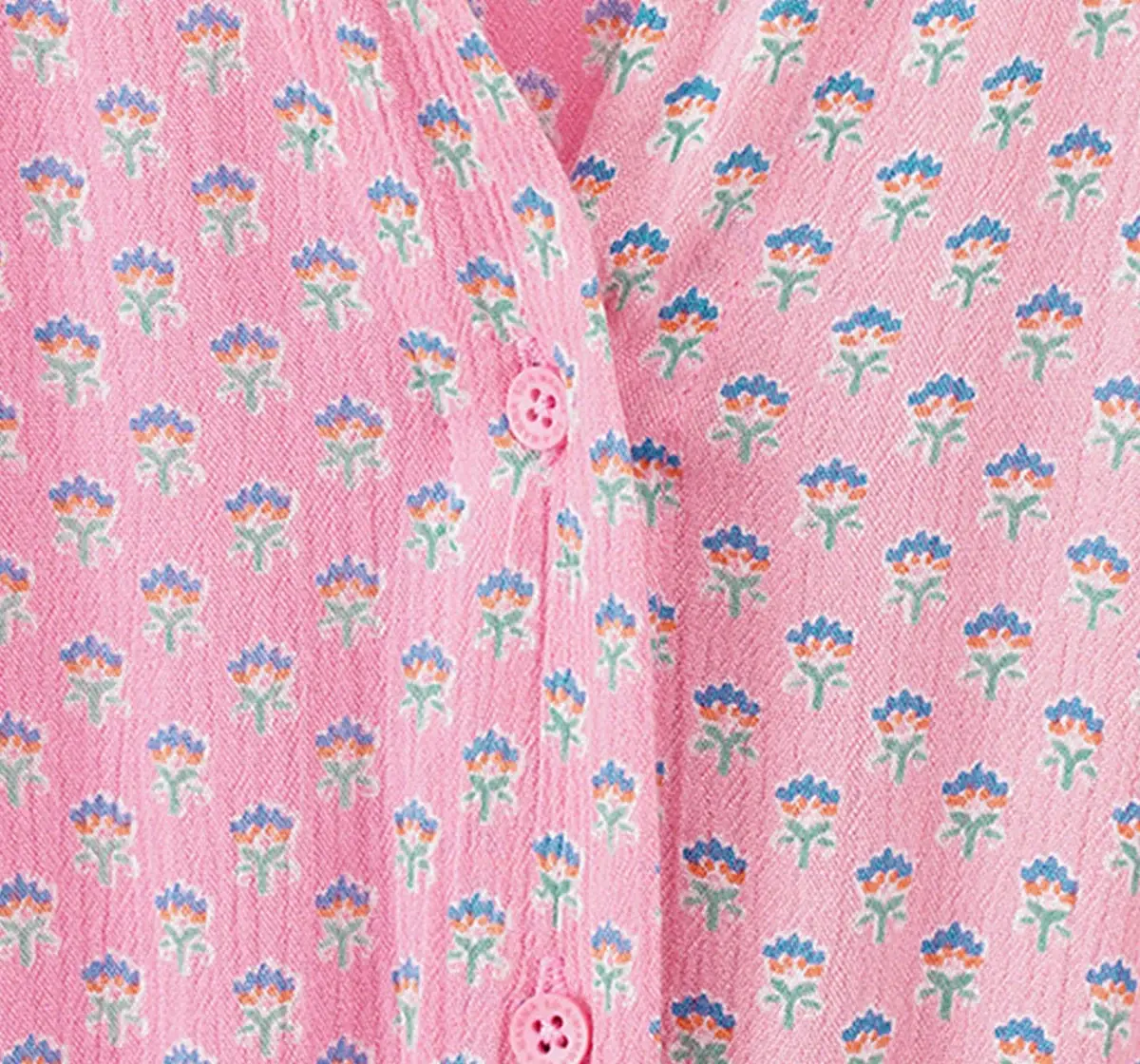 Girls Floral Printed Jumpsuit