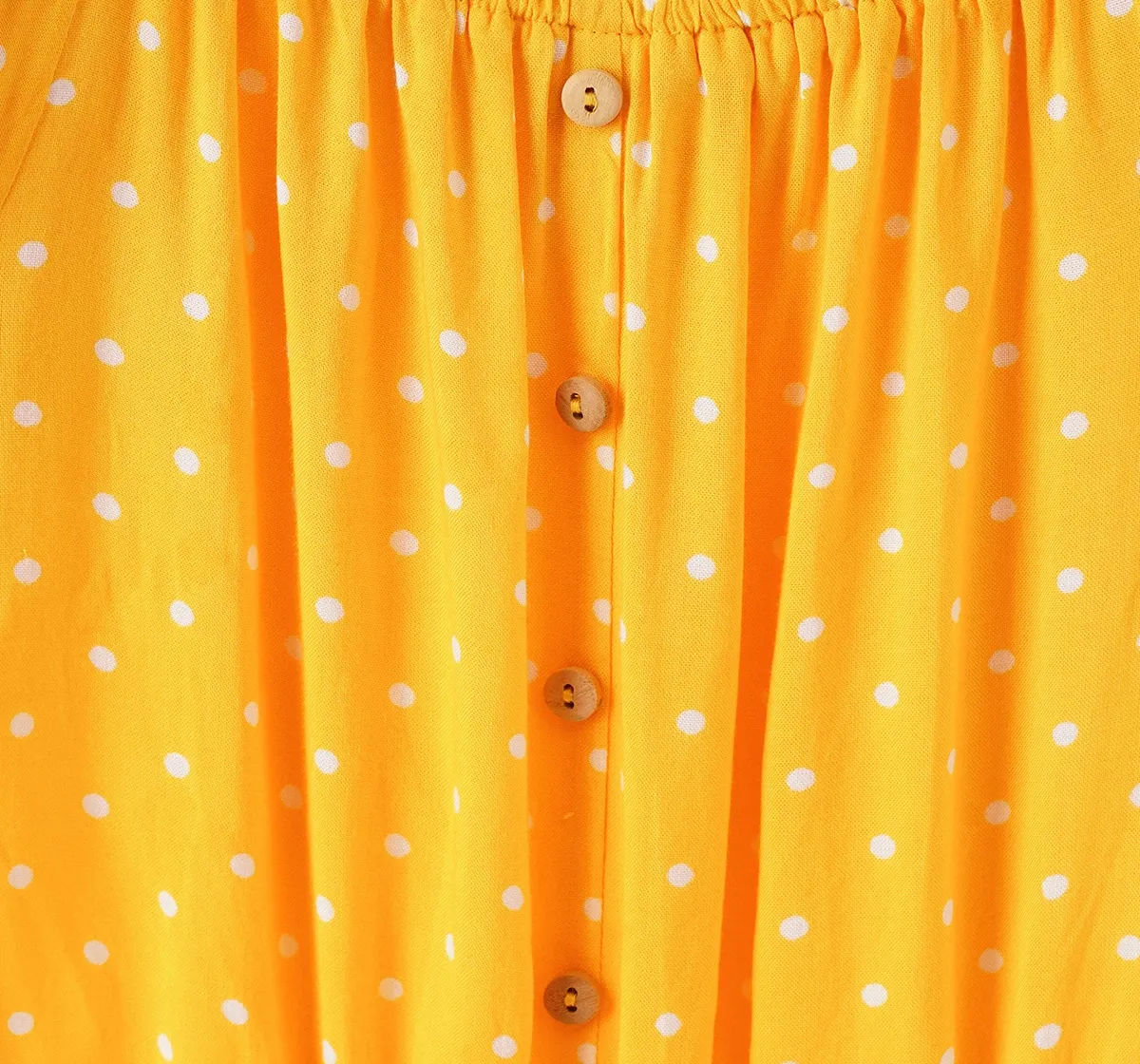 Girls Polka Printed Jumpsuit