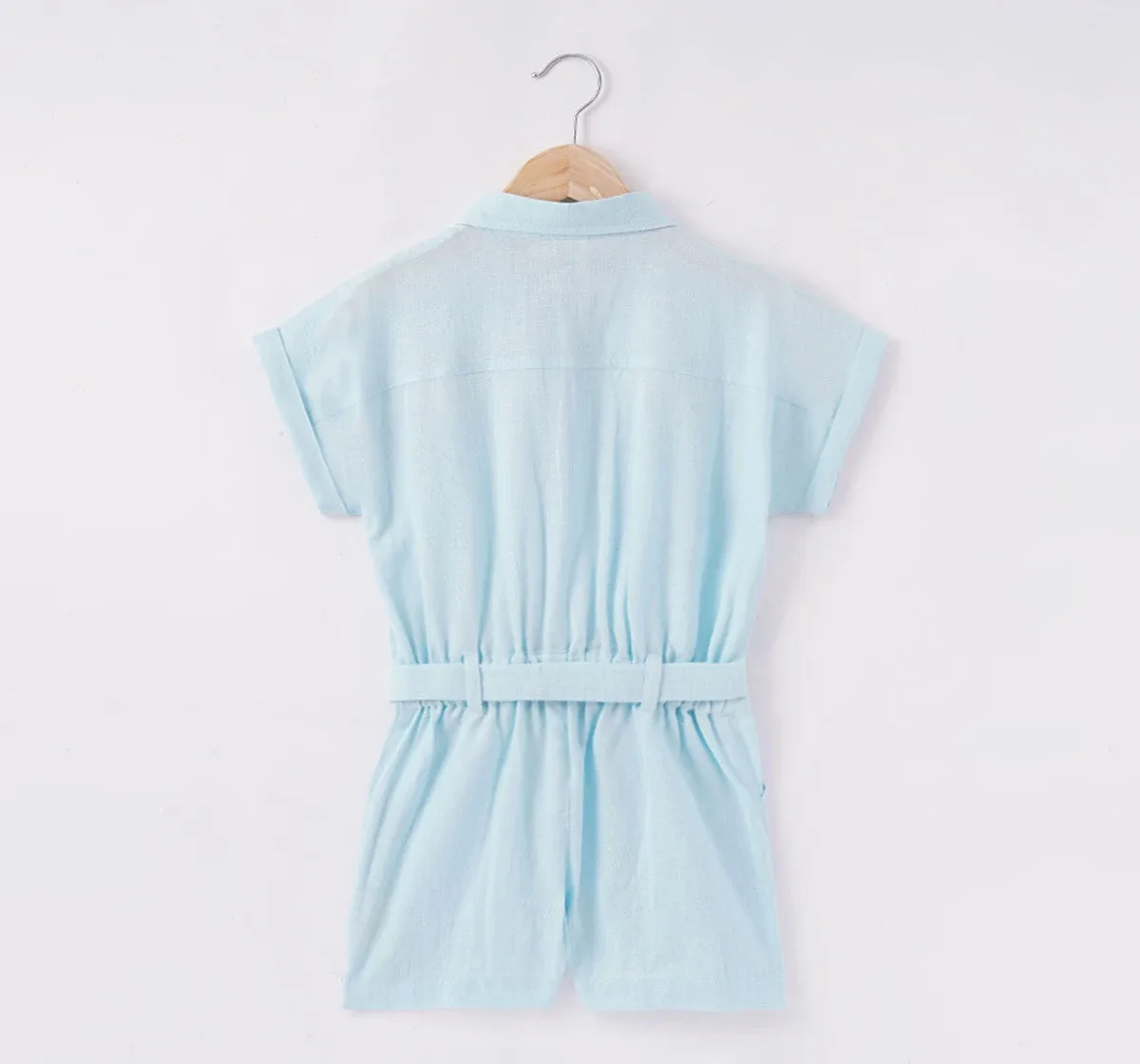 Girls Embroidered Jumpsuit