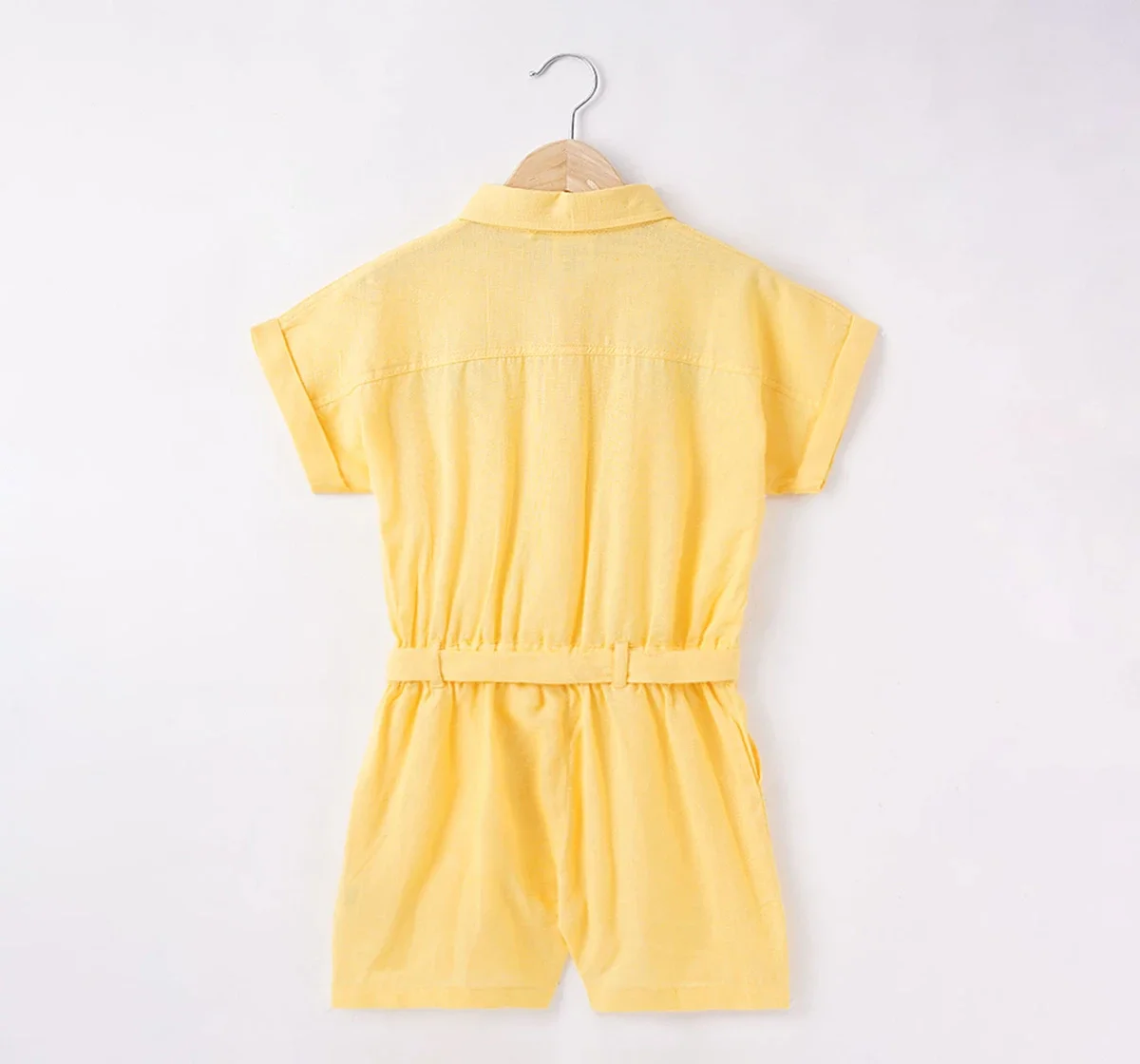 Girls Embroidered Jumpsuit