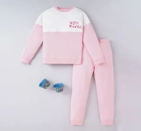 Girls Color Block Co-Ordinate Set