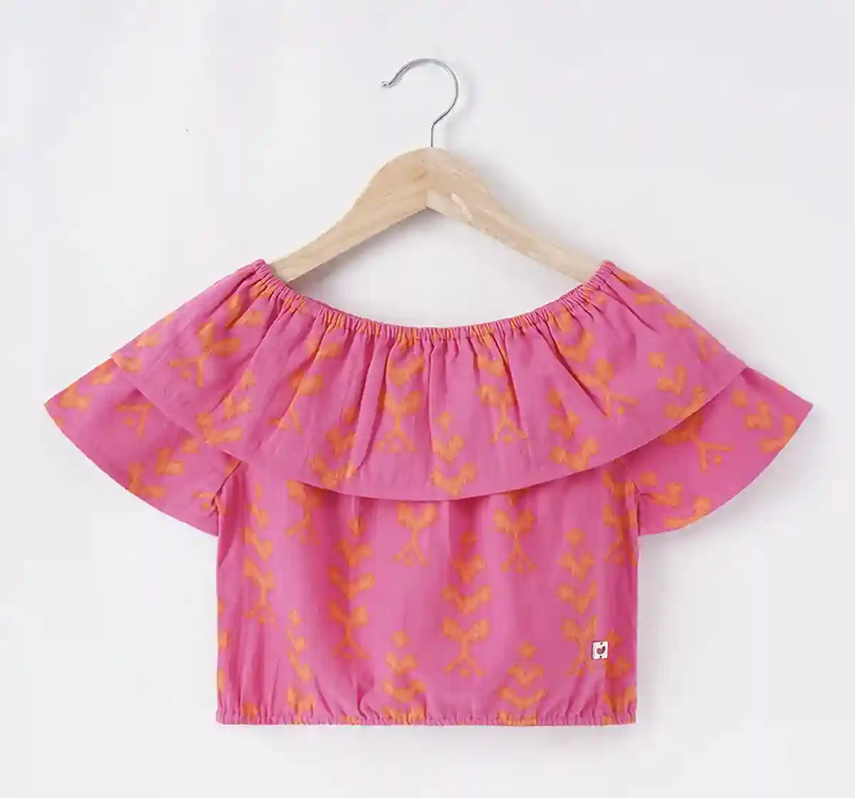 Girls Ikkat Printed Co-Ordinate Set