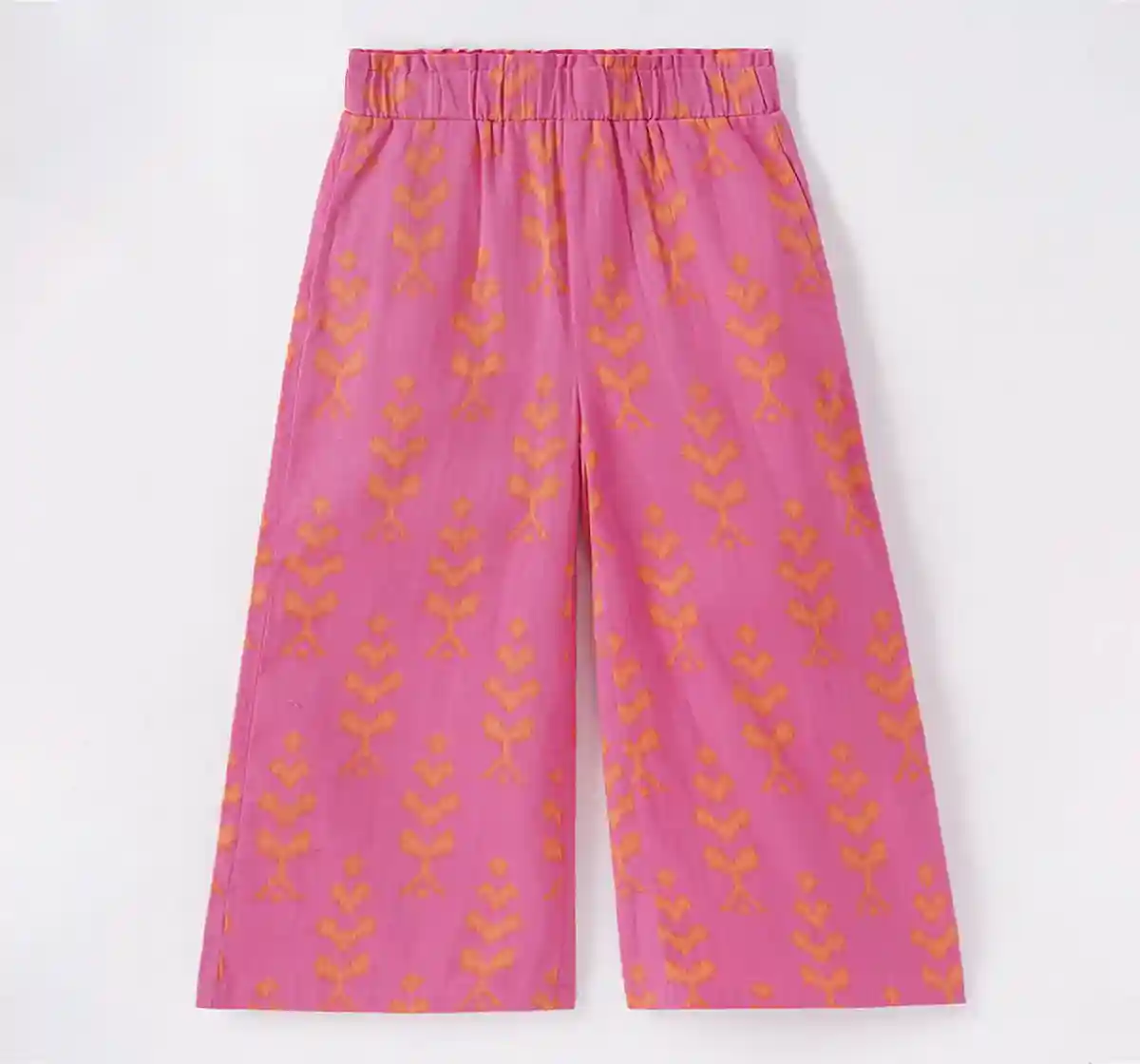 Girls Ikkat Printed Co-Ordinate Set