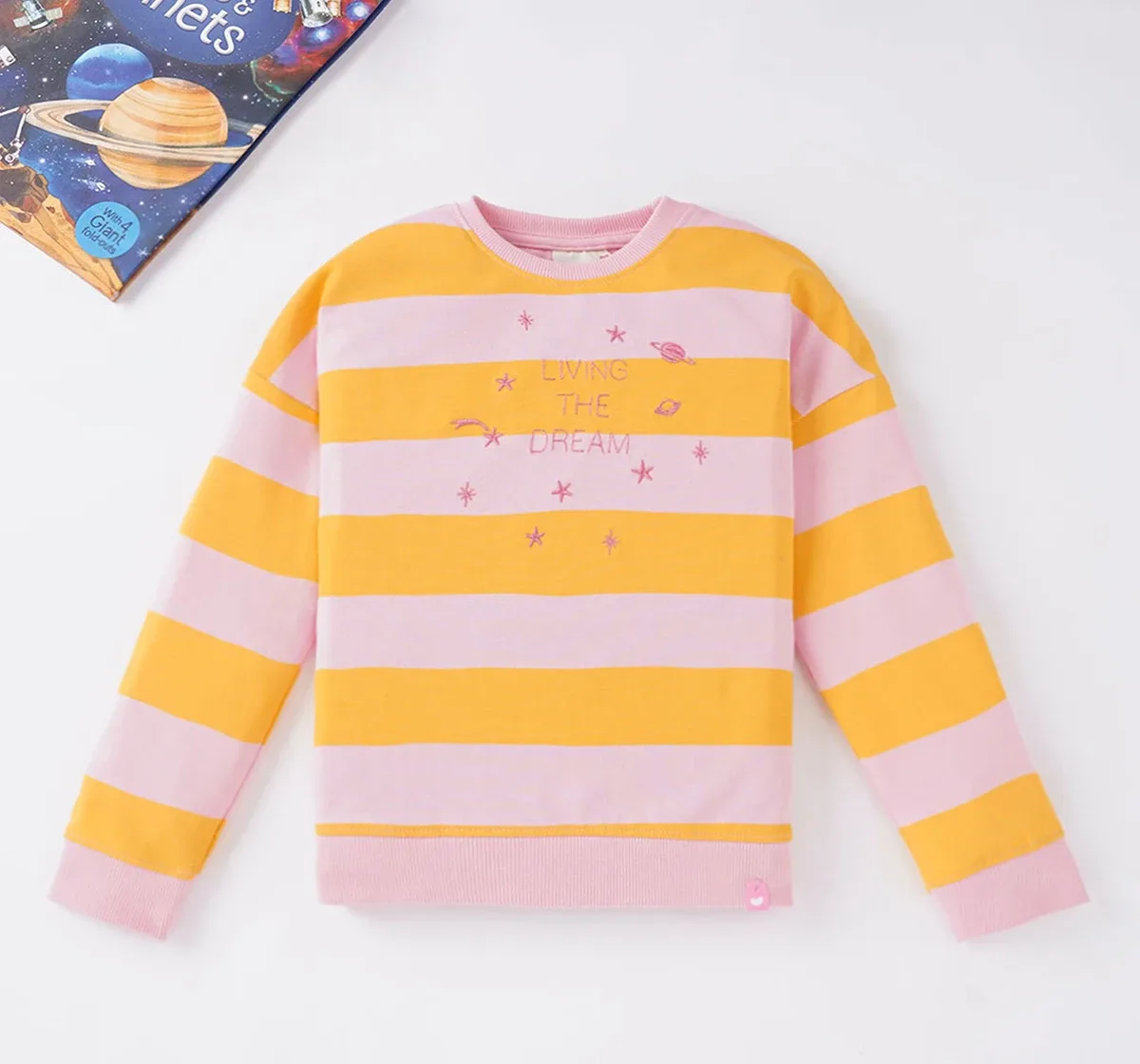 Girls Striped Sweatshirt