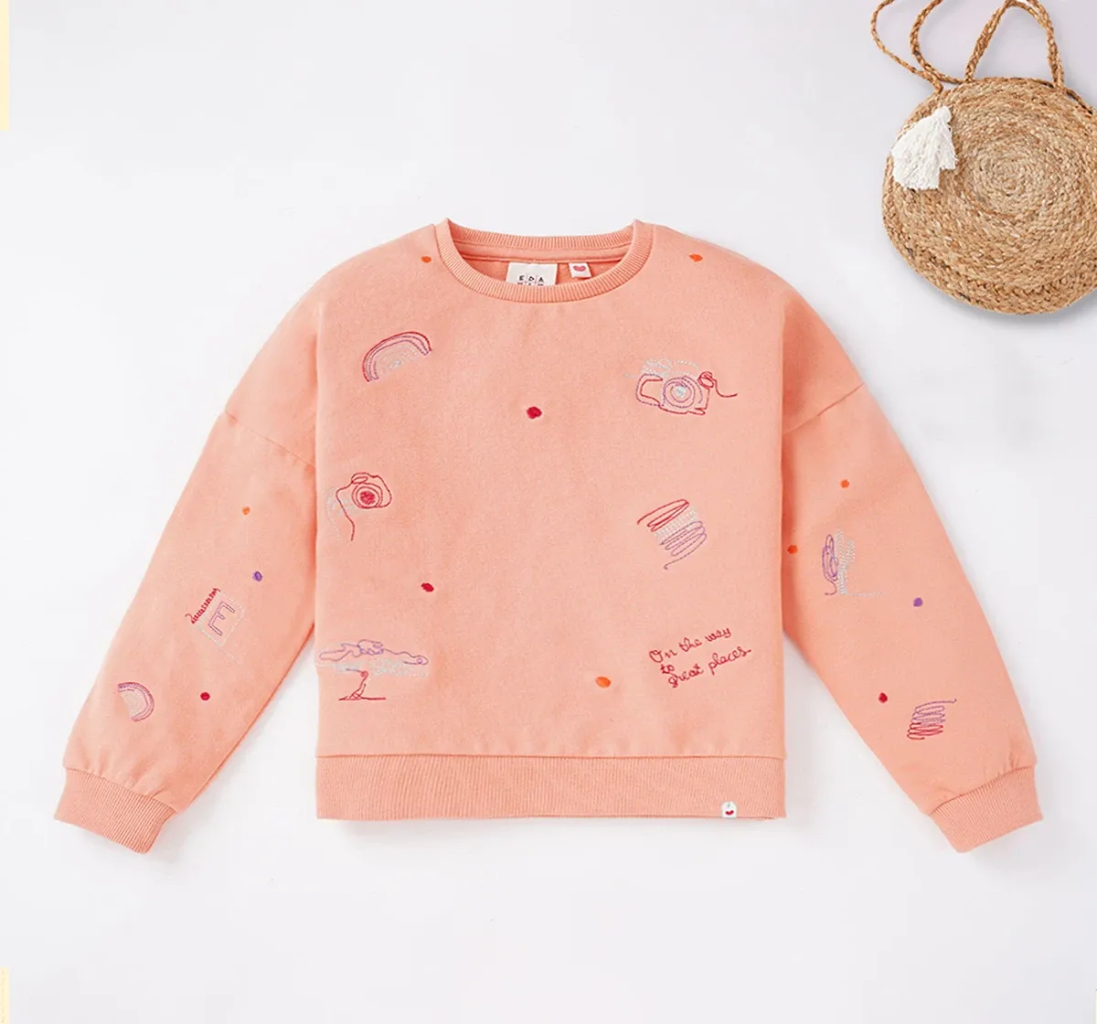 Girls Printed Sweatshirt