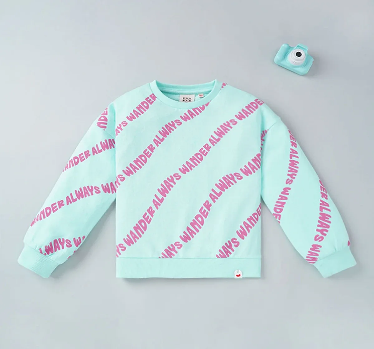 Girls All Over Printed Sweatshirt