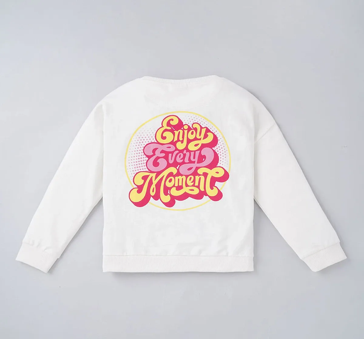Girls Full Sleeves Printed Sweatshirt