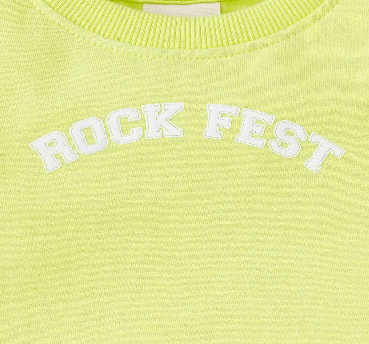 Girls Printed Cut N Sew Sweatshirt