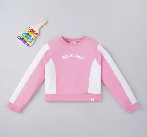 Girls Printed Sweatshirt