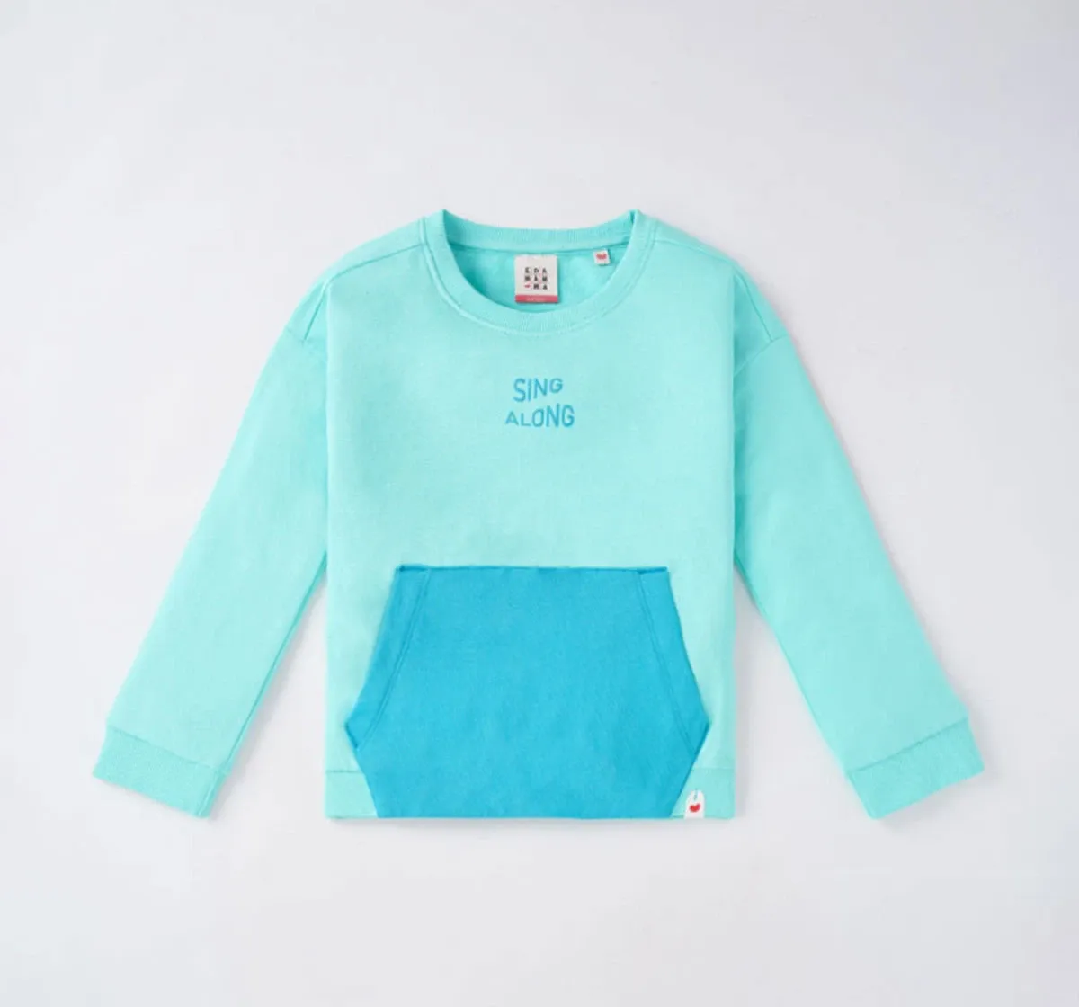 Girls Printed Sweatshirt With Pocket