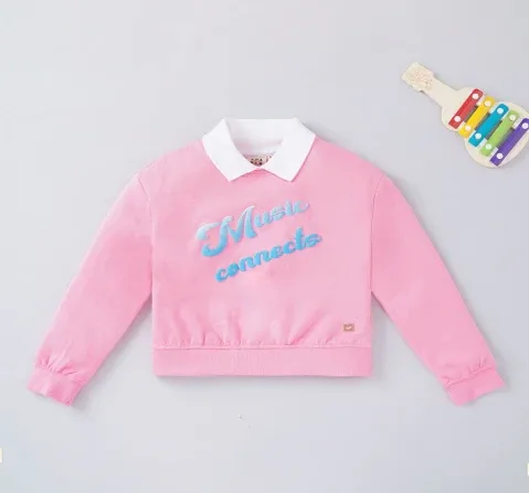 Girls Cropped Sweatshirt