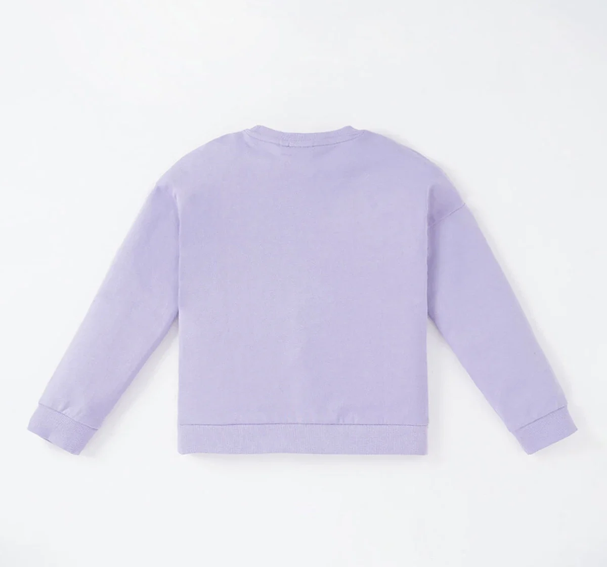 Girls Sweatshirt With Chest Print