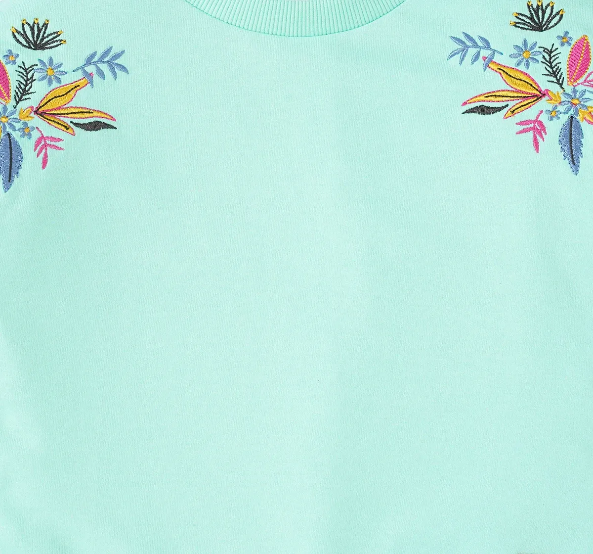 Girls Embroidery Sweatshirt