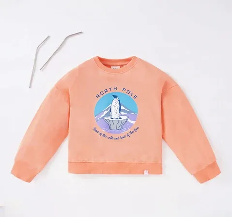 Girls Printed Sweatshirt