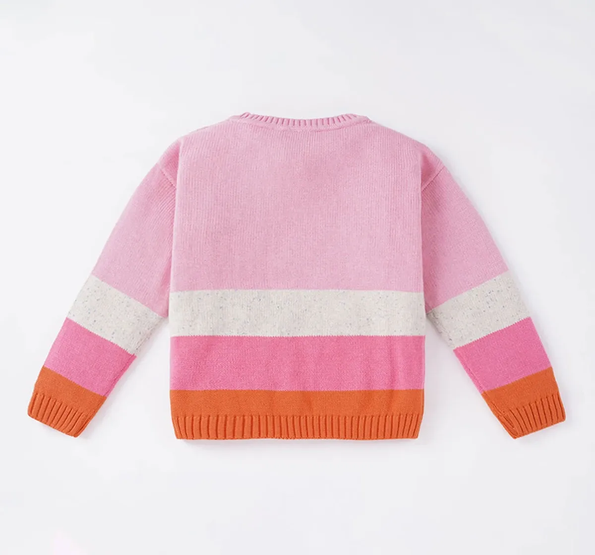 Girls Color Block Sweater