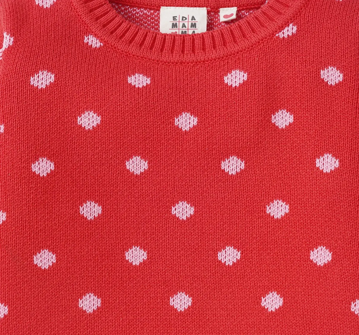 Girls Polka Design Sweater