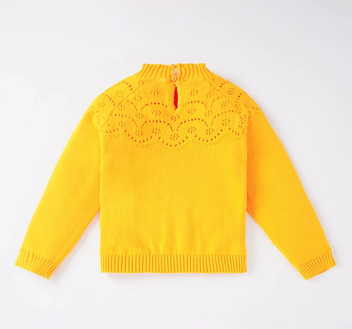 Girls Solid Sweater